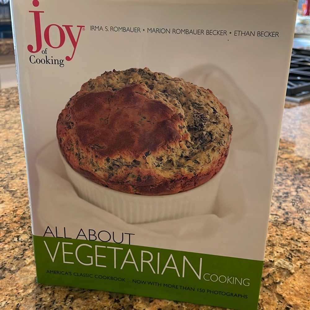 Joy of Cooking All About Vegetarian Cooking hardcover cookbook - VGUC - Becker